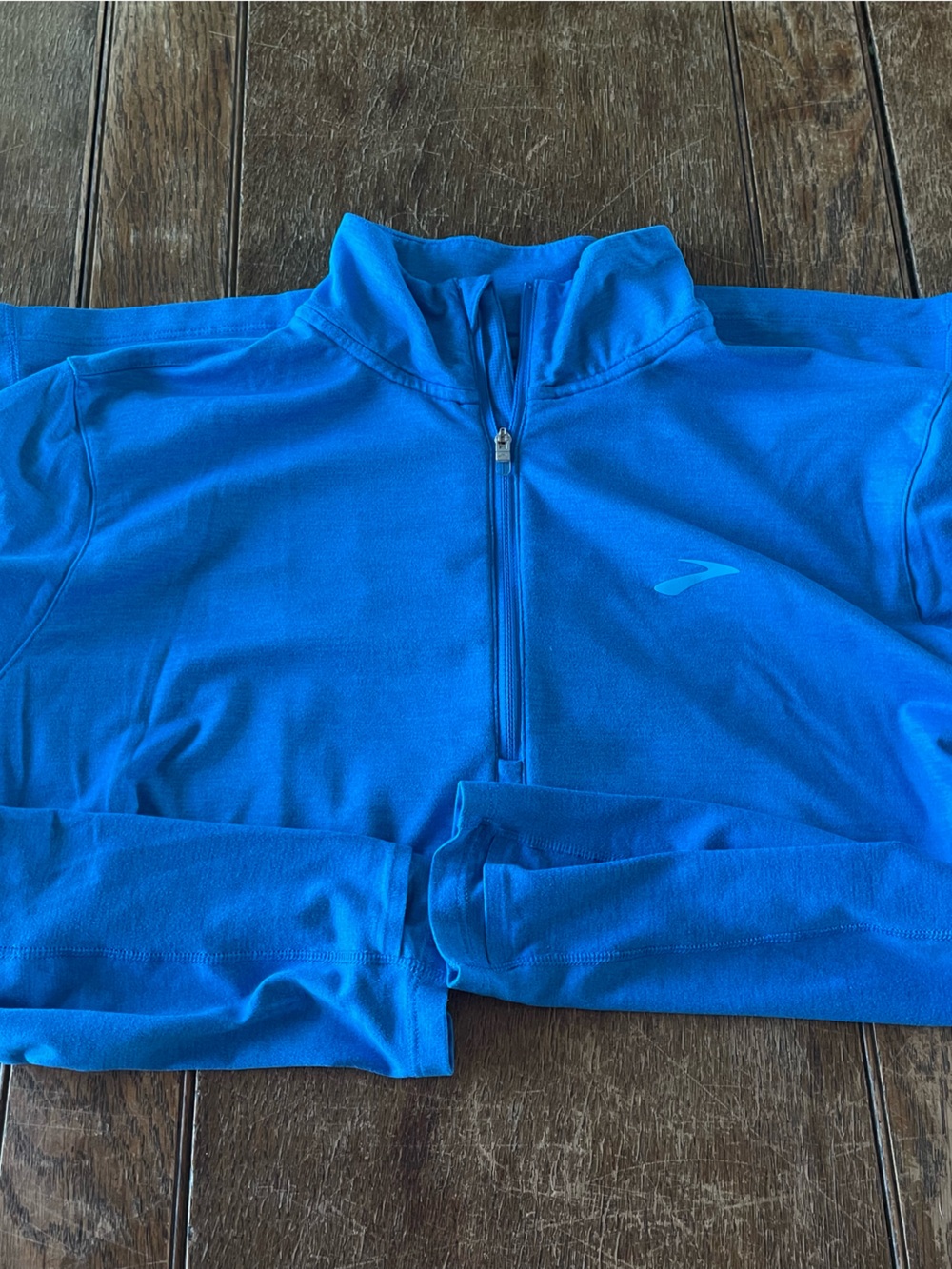 Brooks Blue Quarter-Zip Running Top (Women’s L)